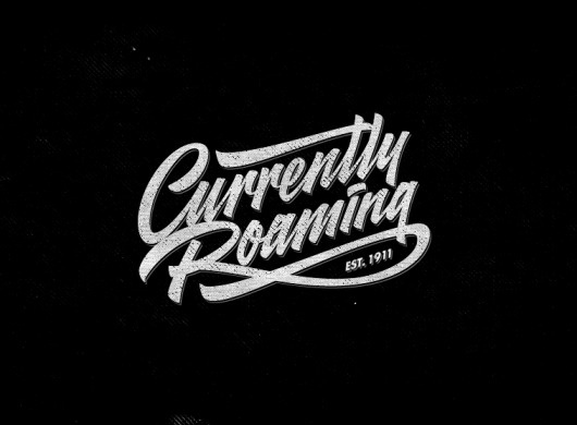 Dribbble - currently-roaming.png by Sergey Shapiro #logo #design #lettering #typography