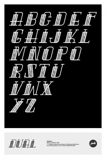 Dual on yay!everyday #design #poster #typography