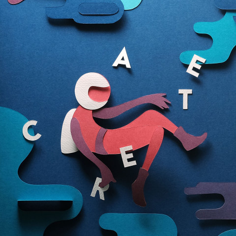create your future, paper, cut