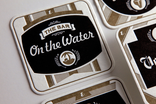 Esquire Magazine "The Best Bars in America" Coasters on Behance #coasters #letterpress #typography
