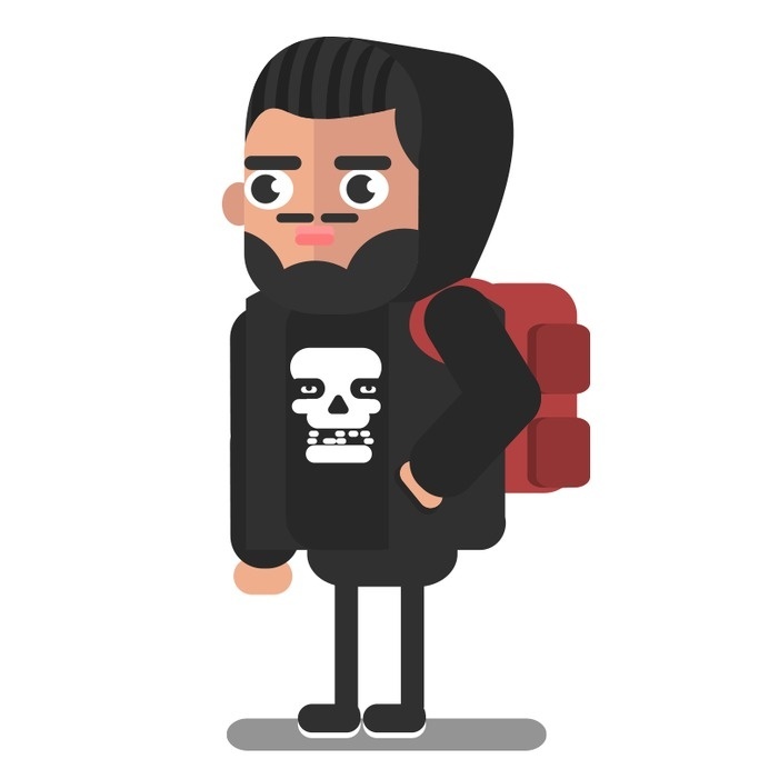 Sr calavera #cute #mexico #illustration #skull