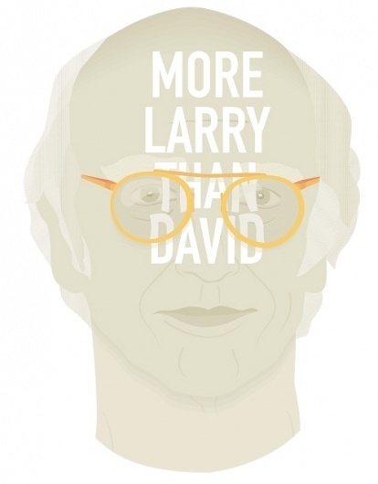ANONYMOUS MAG #creative #graphic #larry #illustration #comedy #homour #david #seinfeld