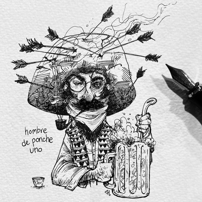 Image may contain: sketch, drawing and cartoon