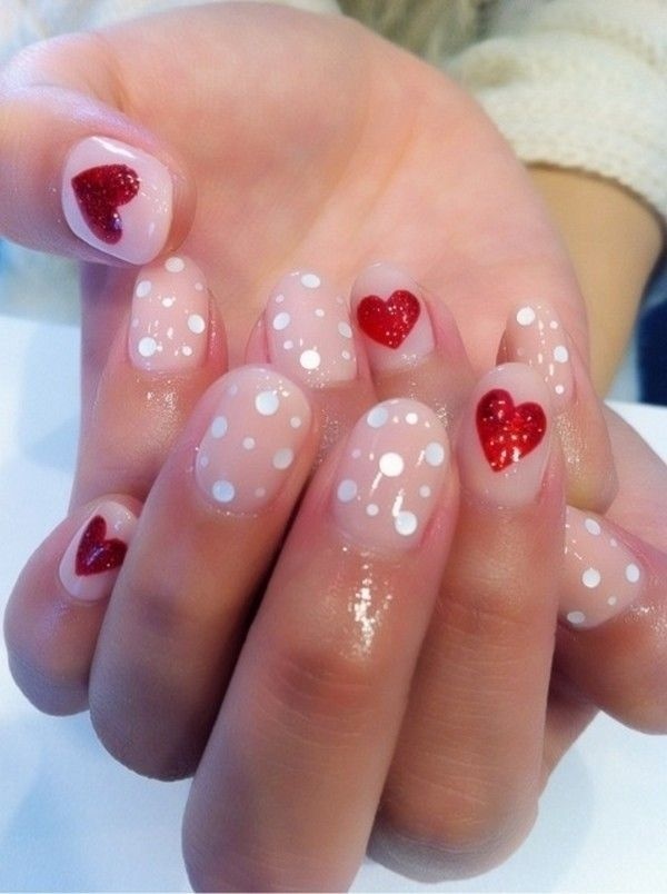 30 Adorable Polka Dots Nail Designs