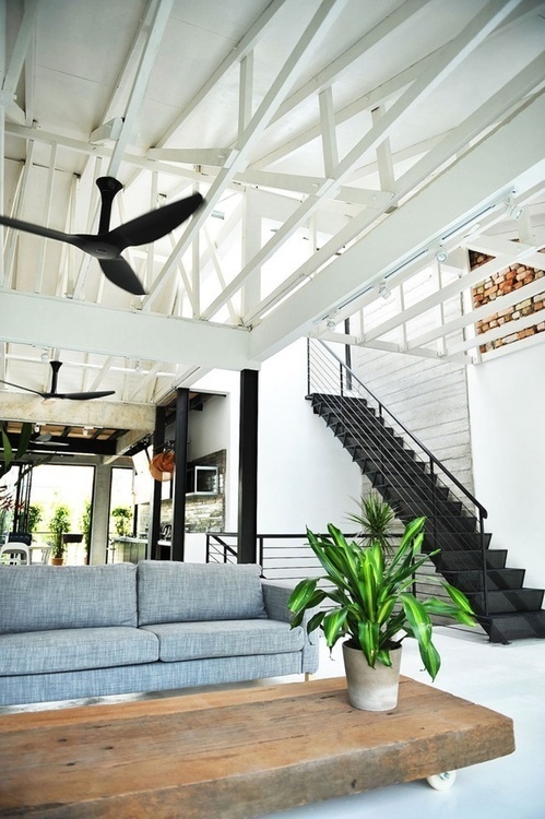 All Things Stylish #stair #fan #black