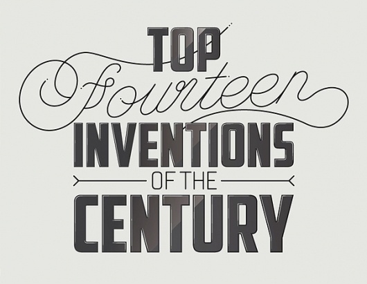 Top fourteen inventions #inventors #typography