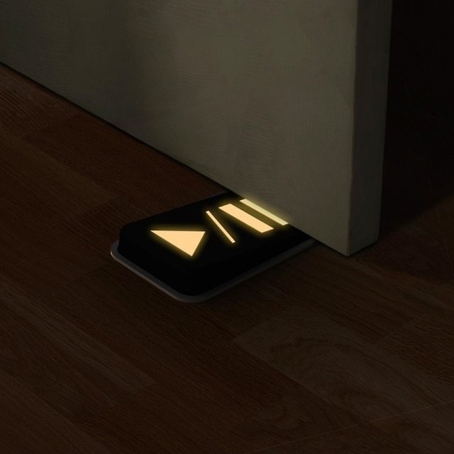 Door Pause Glow in The Dark Doorstop #tech #flow #gadget #gift #ideas #cool