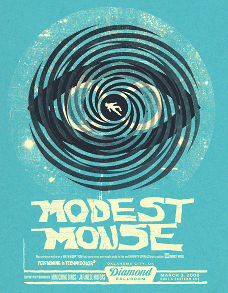 GigPosters.com Modest Mouse Mimicking Birds Japanese Motors #gig poster #screen print