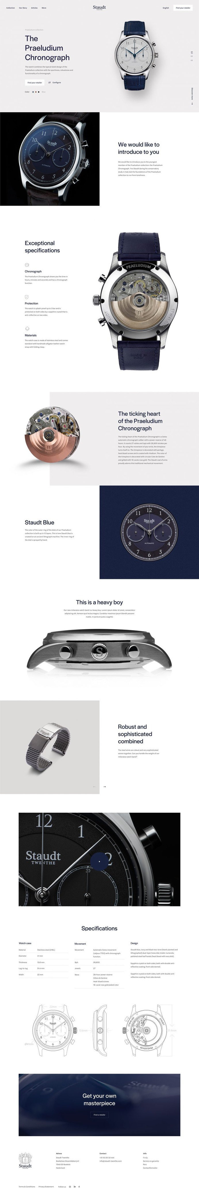 Staudt Product page