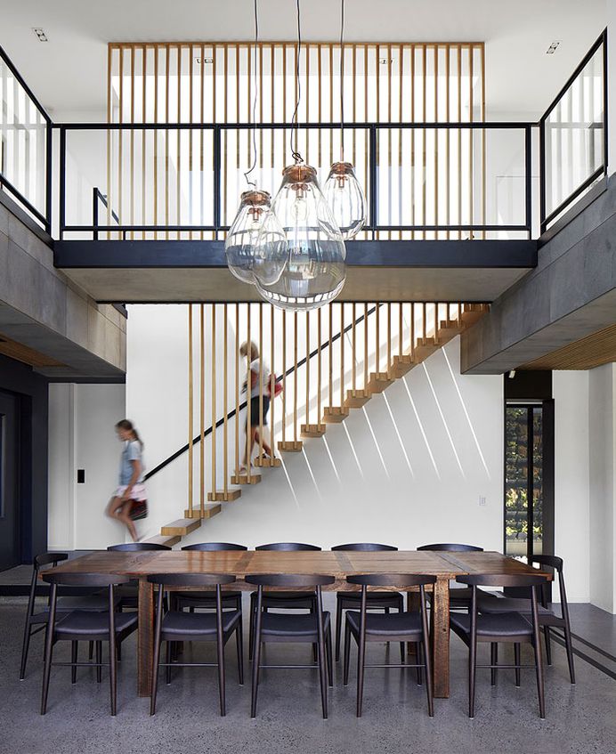 Natural and Aged Materials Integrated the Quarry House Decor