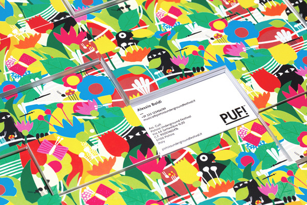 I Depend On Me PUF!™ Festival #print #graphic #identity #stationary