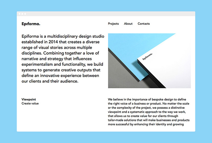Epiforma by Epiforma #web design #website