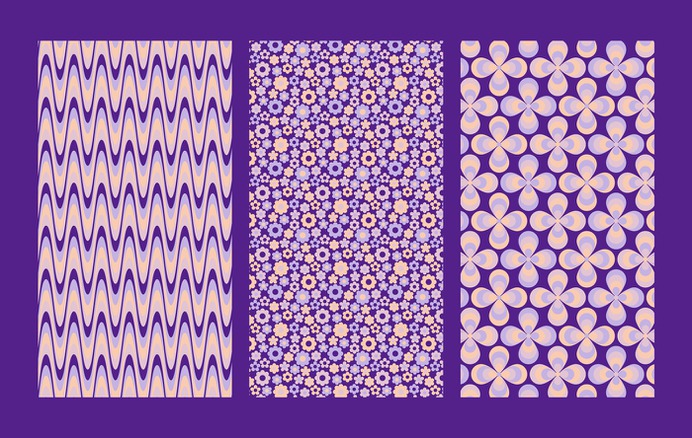 Momo Smartphone Case Packaging - Patterns Inspired by 1970s