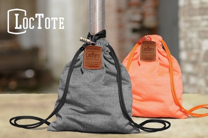 Enjoy the liberty of not always having to watch your belongings in public with LocTote, the go-to, theft-proof drawstring backpack. #product