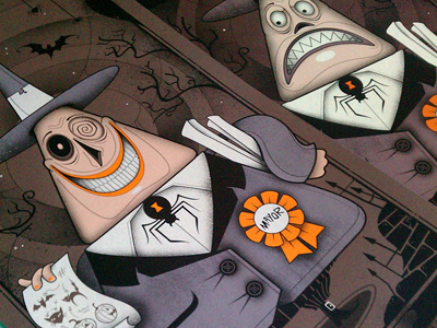 Mayor_prints_dribbble #christmas #nightmare #mayor #before