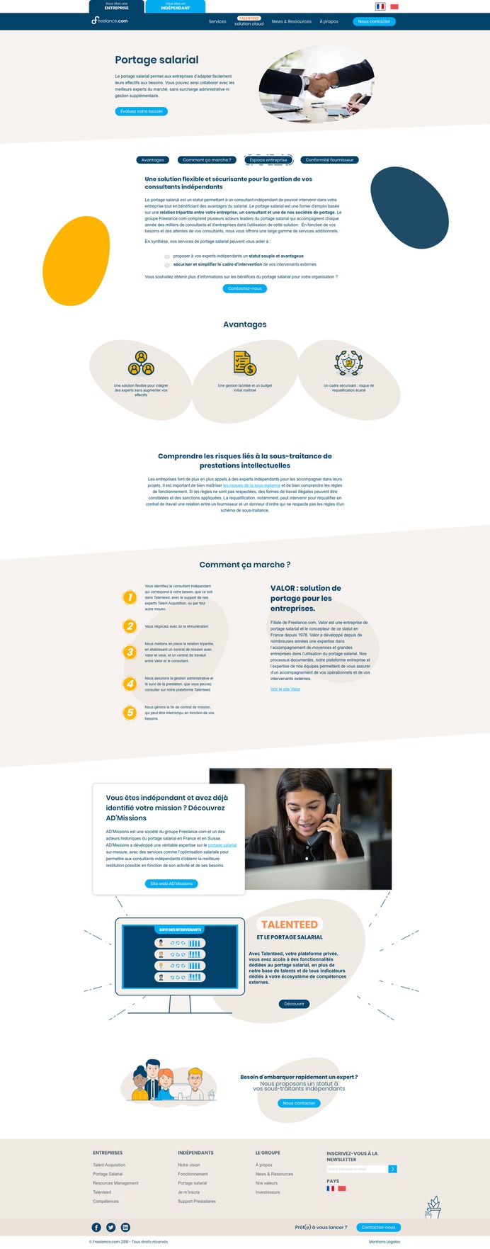 Freelance - 36 Pixels - webdesign inspiration - landing page