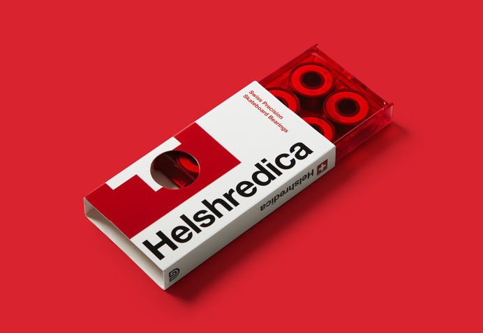 Radical Bearing Packaging. #helvetica #swiss