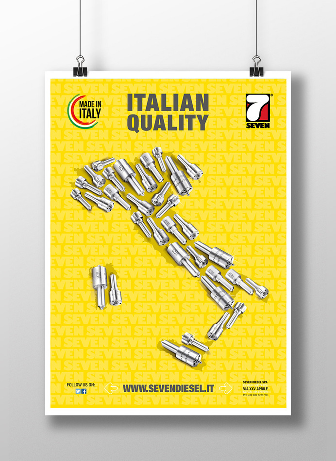 Poster #truck #steel #injectors #photomontage #mechanics #diesel #petrol #poster #car #italy #race