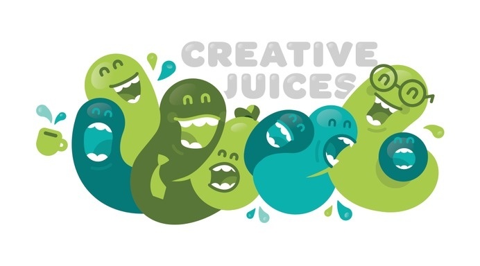 Creative Juices by James Graves #illustration #inspiration #character design #liquid