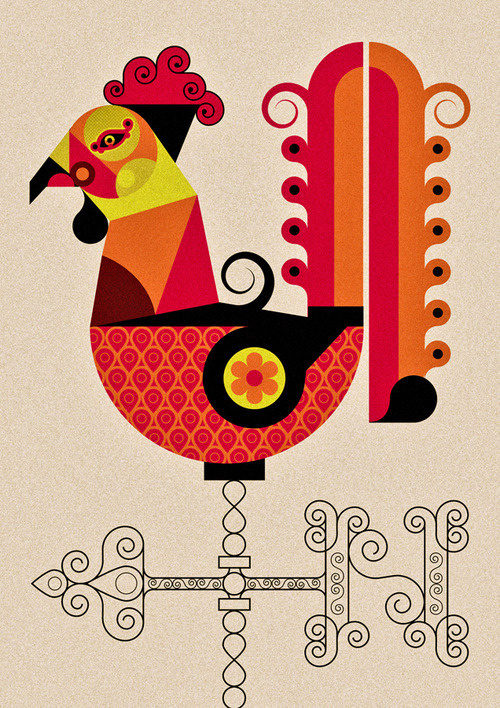 JonnyWanType #rooster #wan #chicken #poster #type #jonny