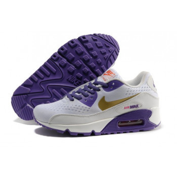 Nike Air Max 90 White Womens Em 2014 Online Purple