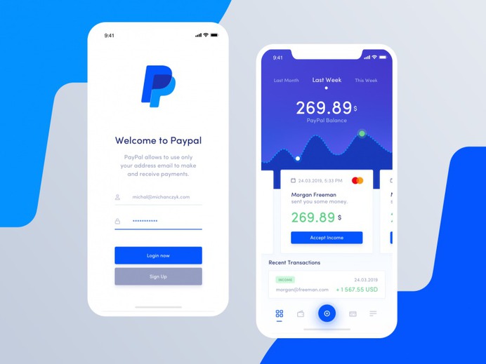 Paypal Redesign Concept – Mobile