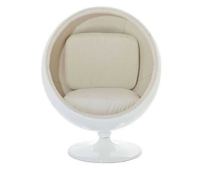 With Kaddur Lounge Chair you can relax in luxury and style, as if in a comfy space-age pod. #product #furniture #design #industrial