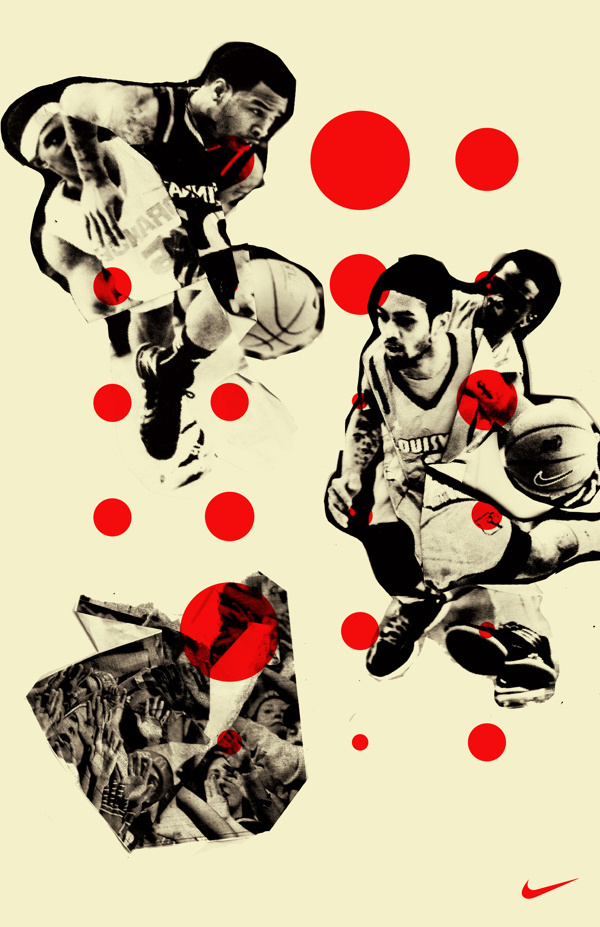 Nike March Madness on Behance #baskettball #hort #design #graphic #not #nike #poster #typography