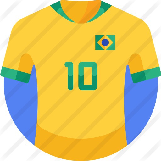 See more icon inspiration related to sports and competition, soccer jersey, football jersey, equipment, soccer, brazil, fashion, sports, football and game on Flaticon.