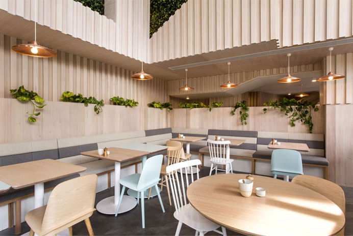 Fashionable Restaurant in Melbourne - #restaurant, #decor, #interior,