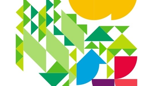 Wine label #geometry #colours #label #wine #illustration