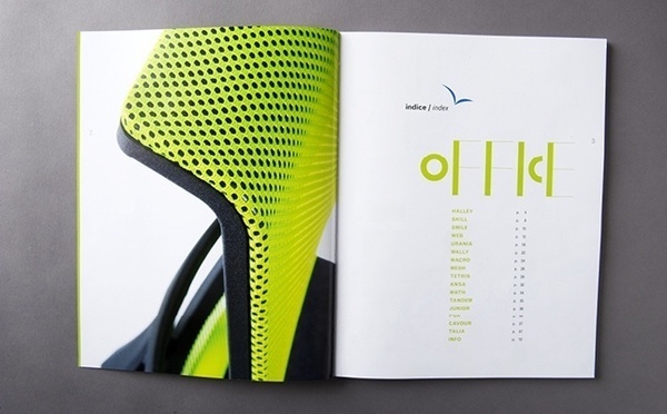 Catalogue by www.o-zone.it #fluo #profile #line #chair #design #office #catalogue #company #new