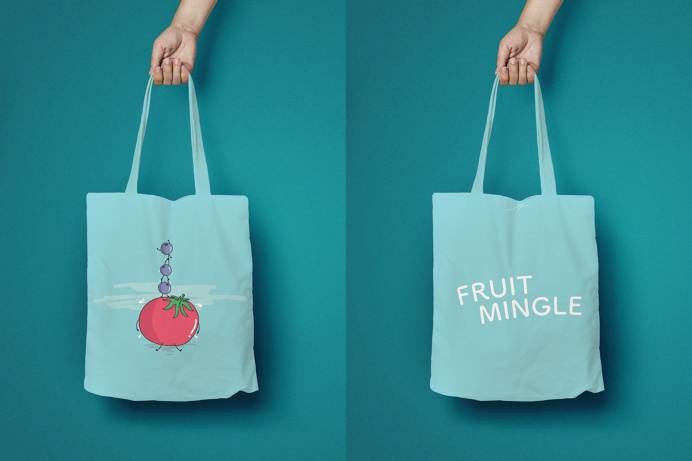 Fruit Mingle Tomato Totebag