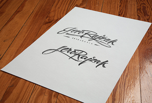 Jero Rajzak on Behance #calligraphy