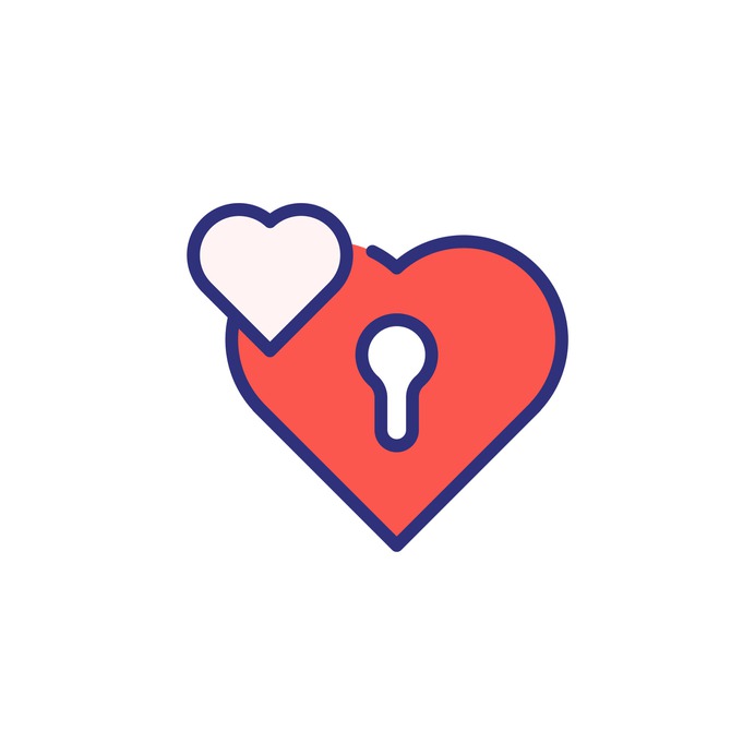 See more icon inspiration related to lock, Tools and utensils, heart shape, padlock, secure, locked and security on Flaticon.