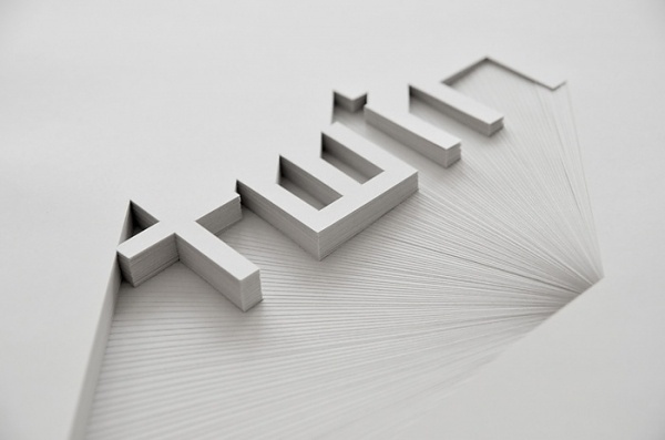 Bianca Chang // Works in Paper #paper #typography