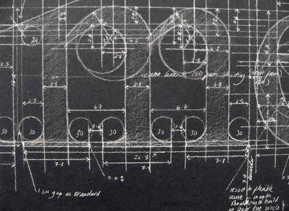 Detailed Chalk Type by Liz Collini | Creative Greed #collini #type #liz #chalk