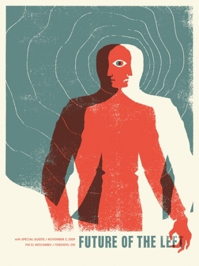 GigPosters.com - Future Of The Left #design #illustration #gig poster #screen print #doublenaut