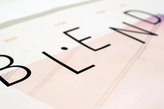 Blend Magazine | beckasaville.com #type #design #editorial #typography