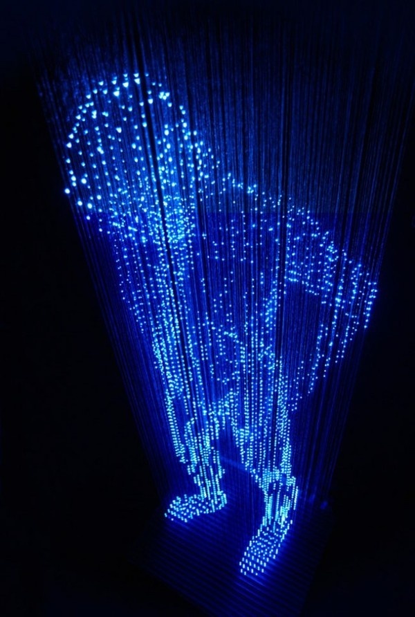 Light Sculptures3 #light #hologram #skulpture
