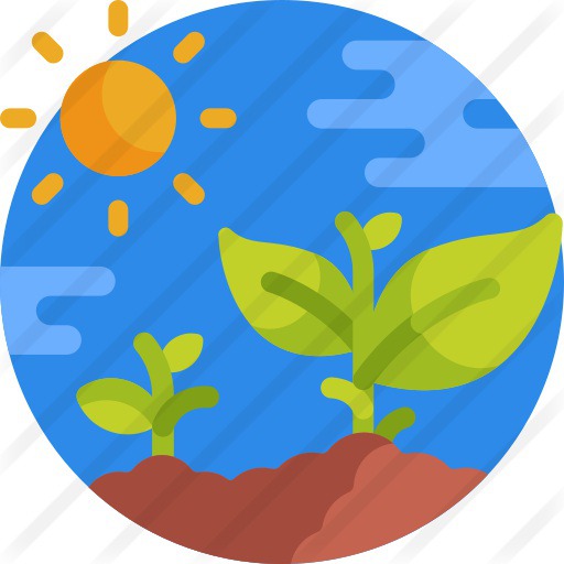 See more icon inspiration related to farming and gardening, ecology and environment, sun light, growing seed, sprouts, sprout, gardening, agriculture, farming, field, tree and nature on Flaticon.