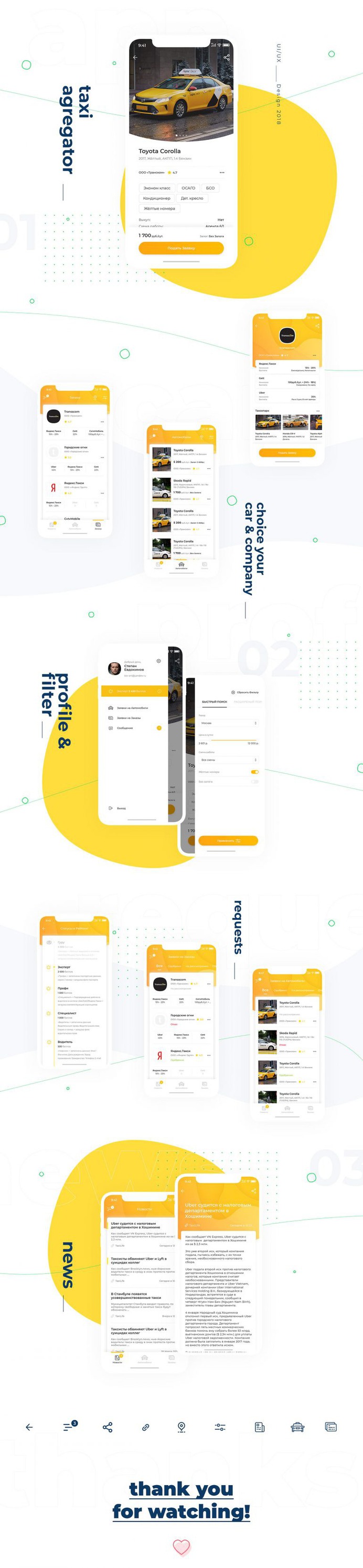 Taxi Agregator | iOS & Android app