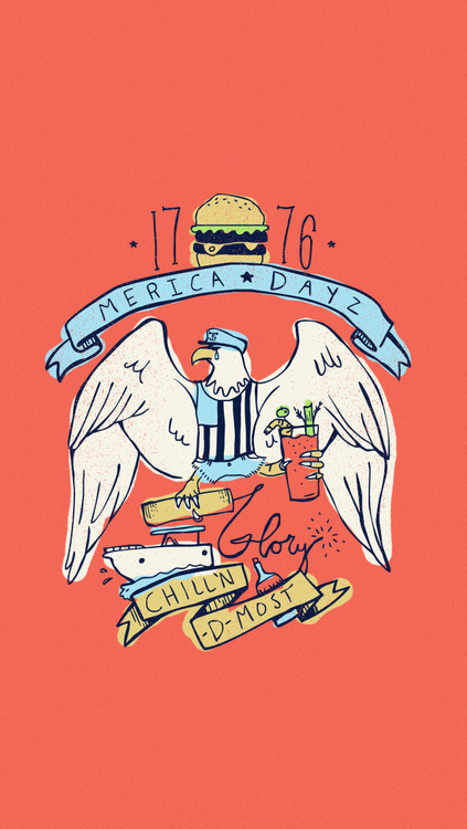 Something a friend made for a thing. #illustration #party #eagle #brand #collateral #awesomenessss