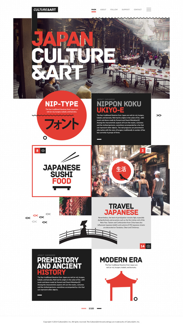 Culture&Art - Japanese #design #art #minimal #modern #white #minimalist #japan #red #japanese #culture #web #web site