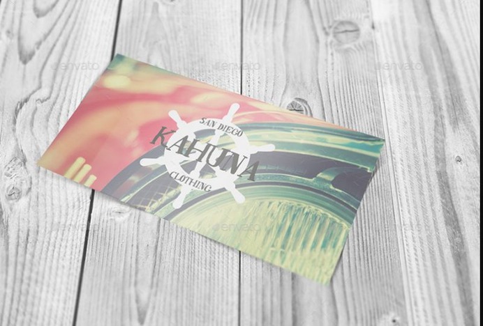 Postcard Invitation Card Mockup PSD