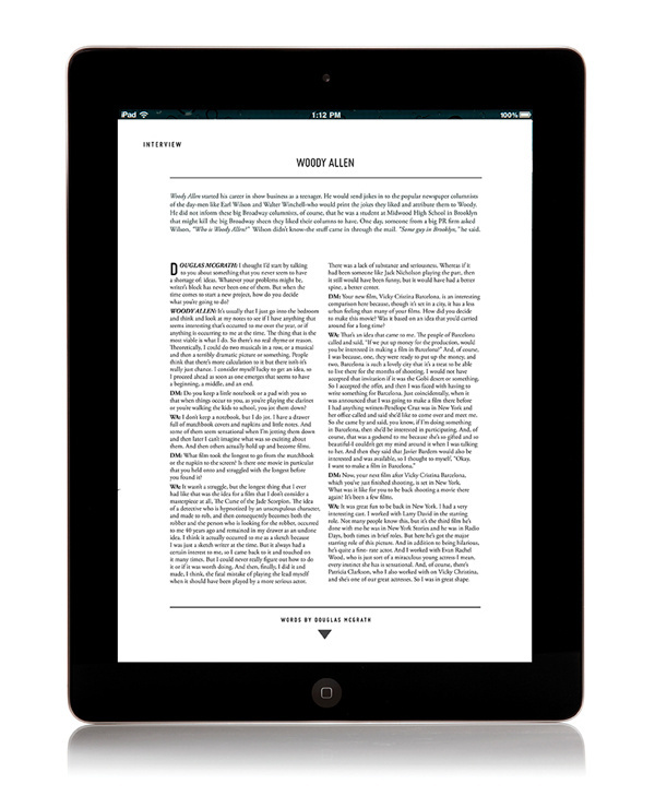 // ARTS CULTURE MAGAZINE #ipad #layout #epublication