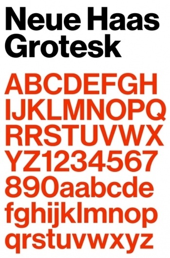 Neue Haas Grotesk | AisleOne #font #neue #helvetica #grotesk #haas #typography