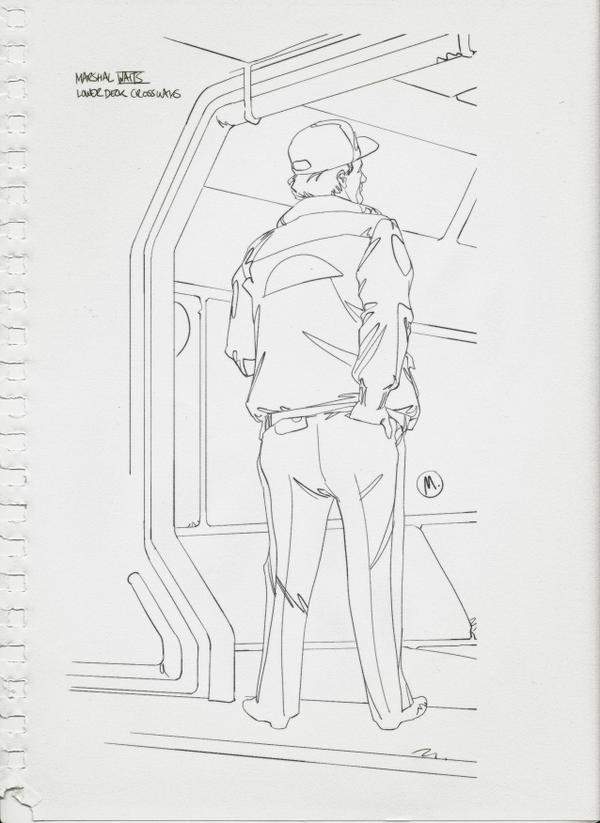 Alien Isolation: Mike Tanaka Sketch