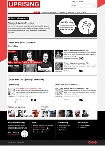 UPRISING - DarrylDonnelly.co.uk - Digital Designer. Freelance Digital Designer. Digital Creative. Web Designer Norwich. #website #site #clean