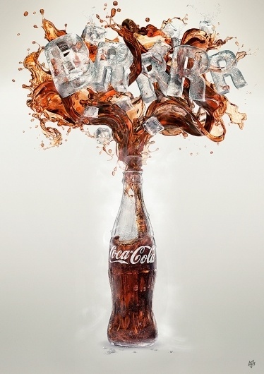 COKE BRRR on the Behance Network #brrrr #cool